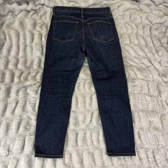 J.Crew Jeans Women 27P 10” High Rise Skinny Dark Wash Denim Re-Imagined Stretch - Picture 2 of 11
